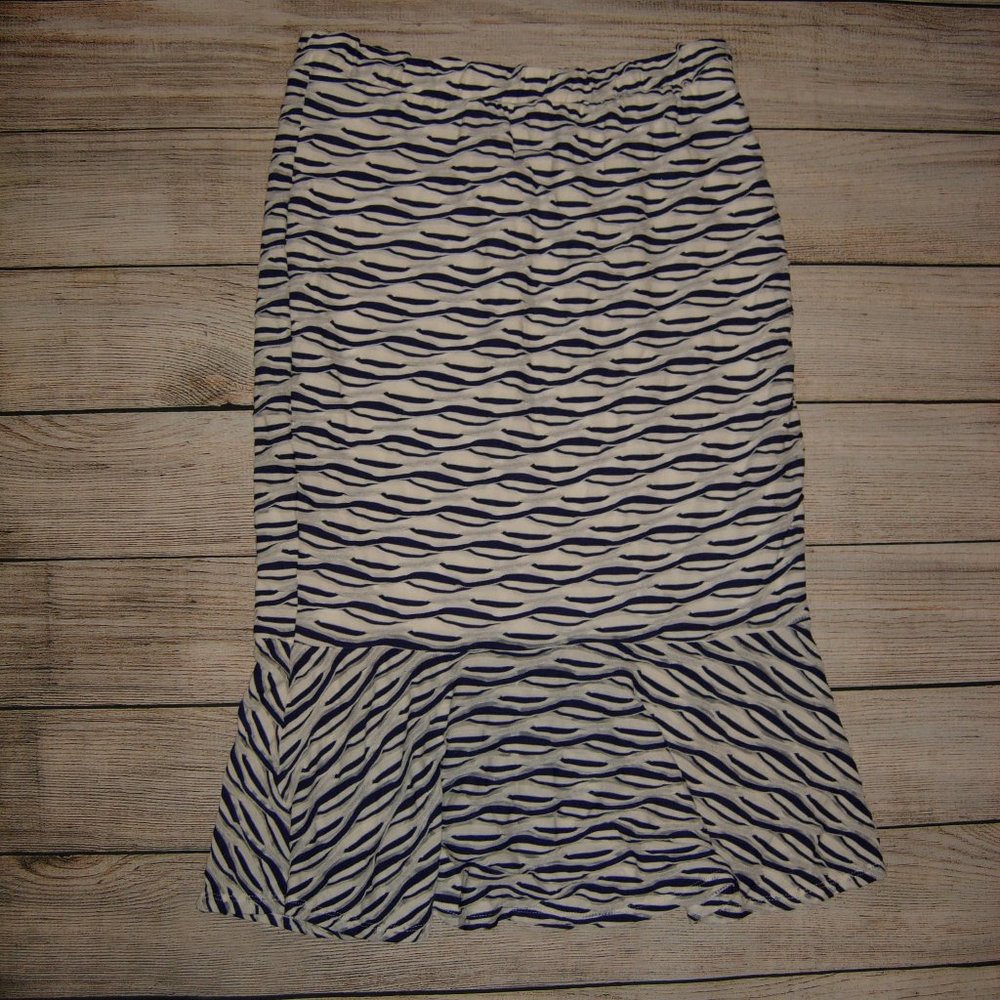 Cato Pull On Stretch Flounce Flare Skirt S